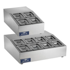 Compact Refrigerated Counter-Top Prep/Toppings Rails